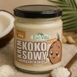 Krem kokosowy z wiórkami kokosa