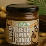 Krem orzech ziemny i kakao z kawałkami orzechów